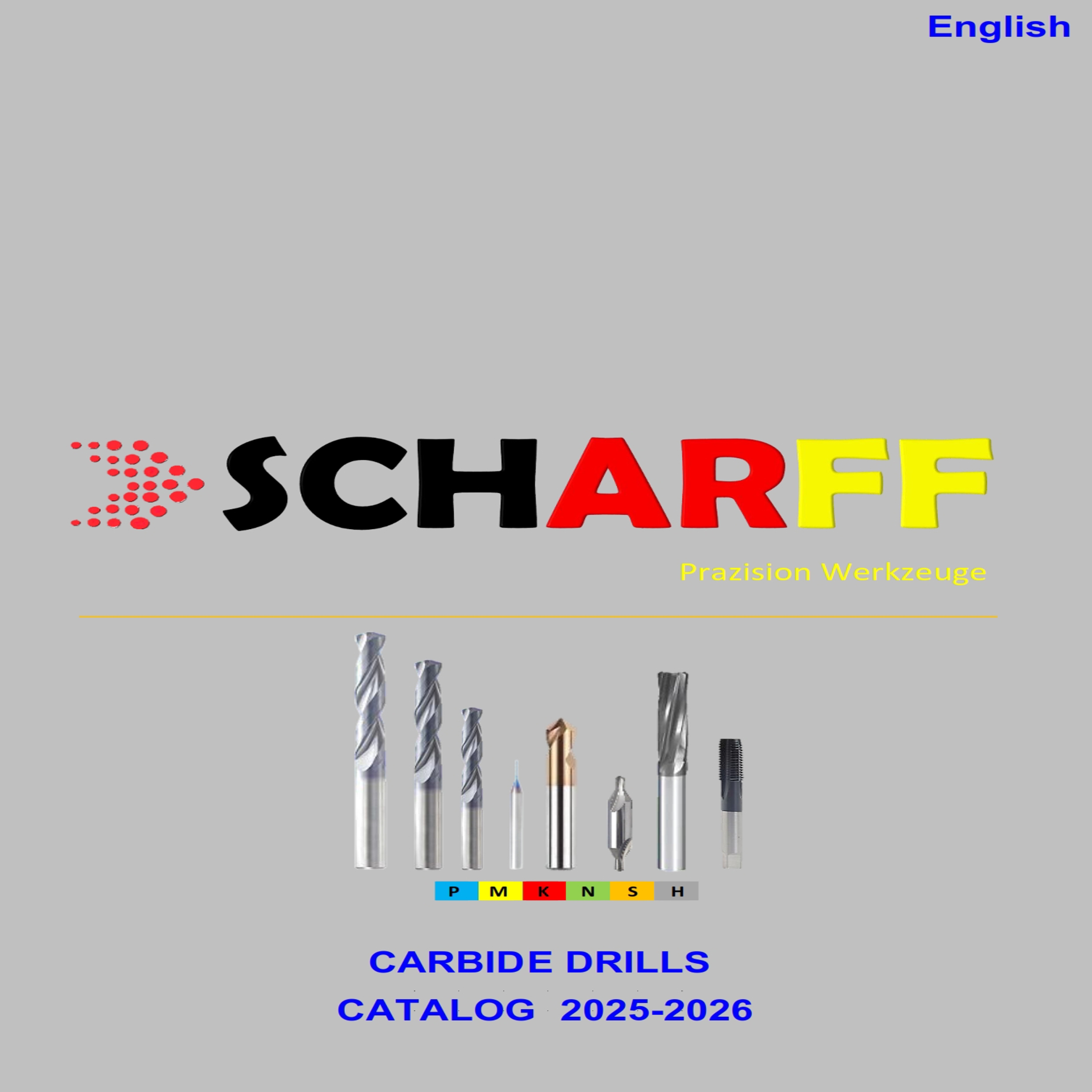SCHARFF CARBIDE DRILL CATALOG_eng